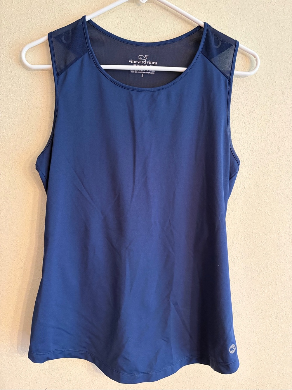 Vineyard Vines Women's Navy Performance Tank Top